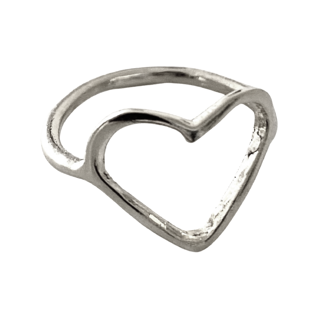 Heart Shaped Ring by The Urban Charm by The Urban Charm