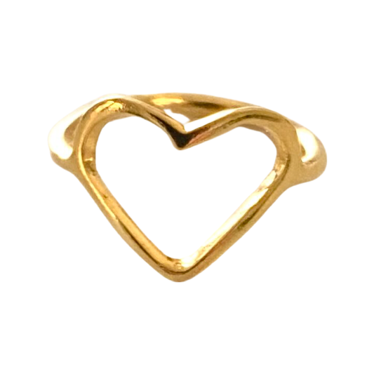 Heart Shaped Ring by The Urban Charm by The Urban Charm