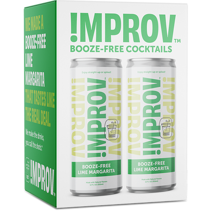 Booze-Free Lime Margarita 8 Pack by IMPROV Booze-Free Cocktails