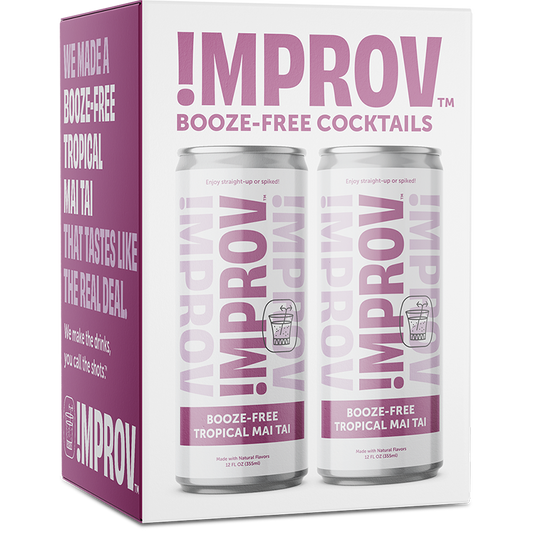 Booze-Free Tropical Mai Tai 8 Pack by IMPROV Booze-Free Cocktails