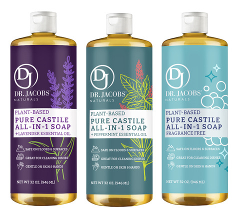 Start Your Laundry with Pure Castile Soap by Dr. Jacobs Naturals