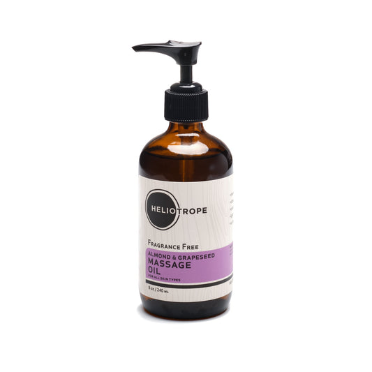 Almond & Grapeseed Massage Oil by Heliotrope San Francisco