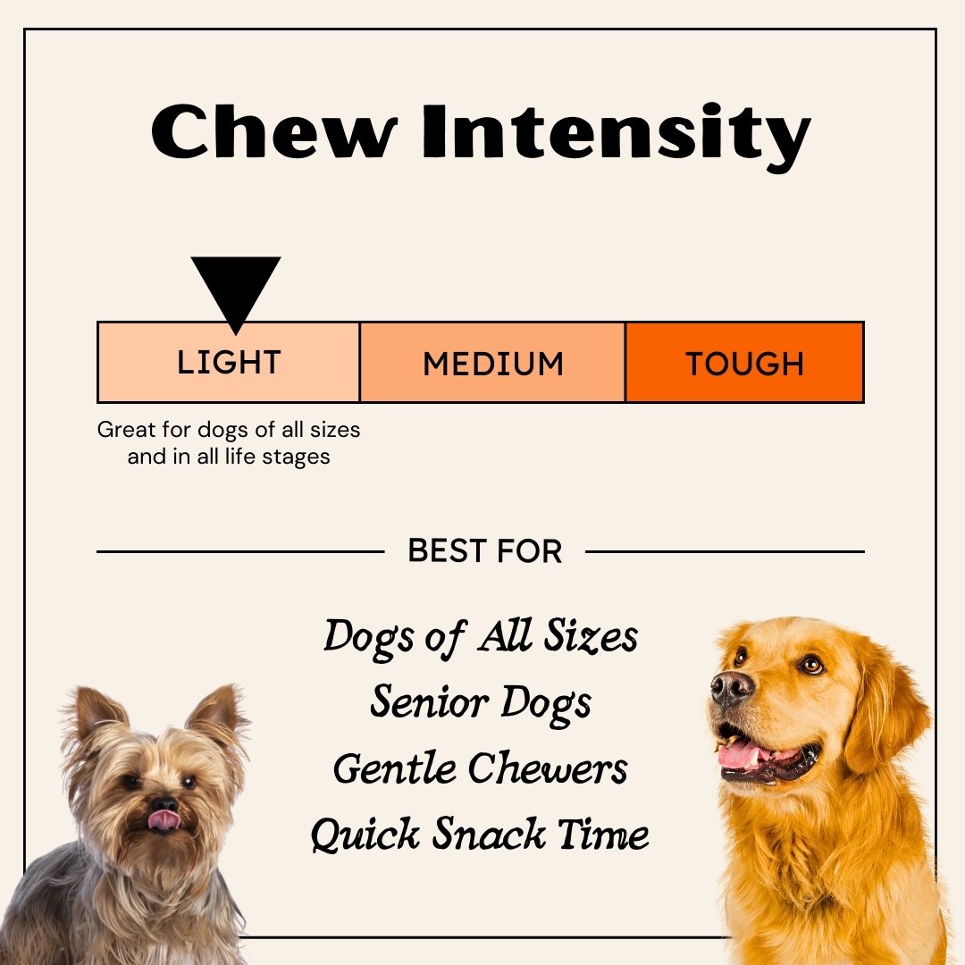Beef Cheek Chips for Dogs, All Natural Dog Treats