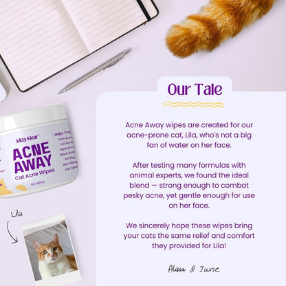 Acne Away Cat Acne Wipes