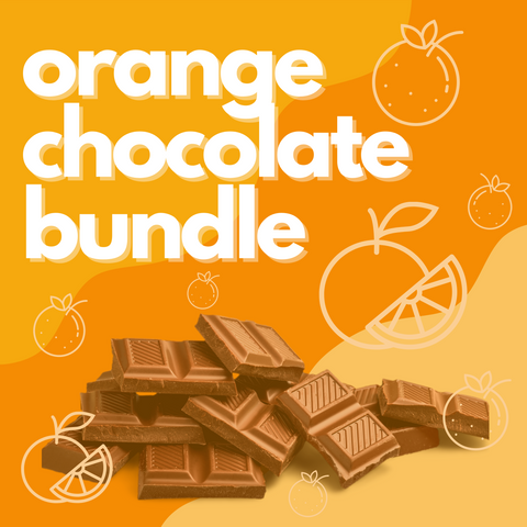 Orange Flavored Chocolate Bar Bundle by Bar & Cocoa