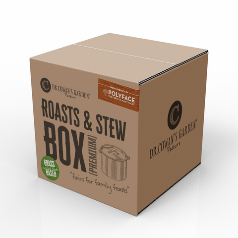Pasture Roasts & Stew Premium Box by Dr. Cowan's Garden