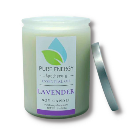 Soy Candle (Lavender) by Pure Energy Apothecary