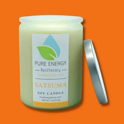 Soy Candle (Satsuma) by Pure Energy Apothecary