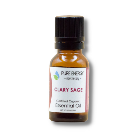 Essential Oil - Clary Sage 15ml (0.5oz) by Pure Energy Apothecary