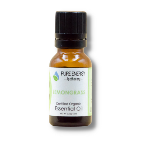 Essential Oil - Lemongrass 15ml (0.5oz) by Pure Energy Apothecary
