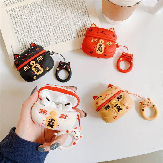 Lucky Cat AirPods Pro Case by Subtle Asian Treats