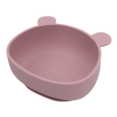 Baby Cartoon Panda Shape Complementary Food Training Silicone Bowl by MyKids-USA™