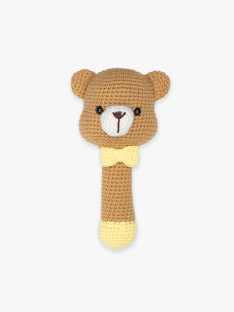 Crochet Rattle / Ben the bear by Little Moy