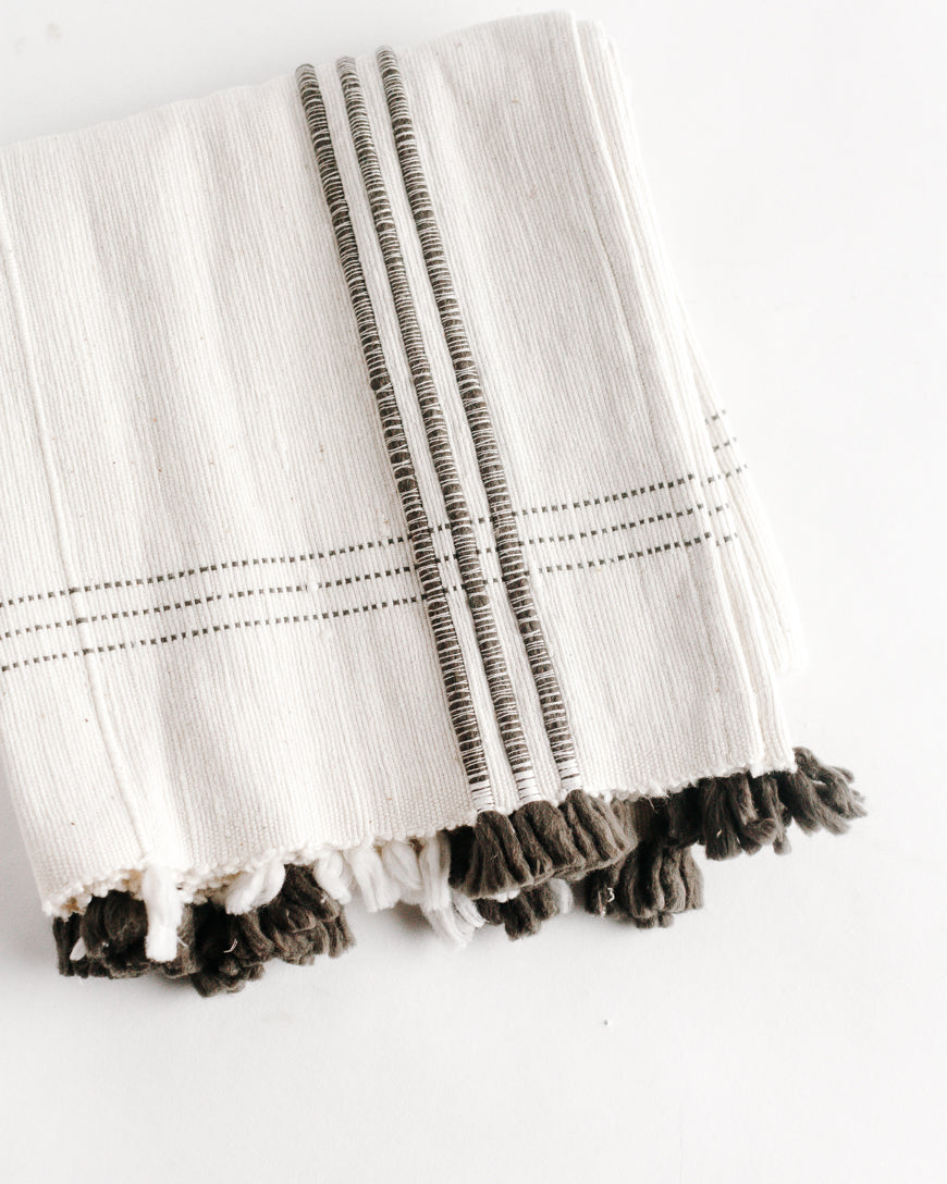 Ribbons Cotton Table Runner by Creative Women