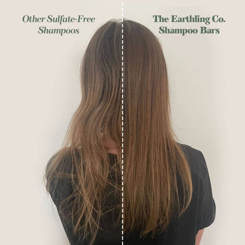 Shampoo & Conditioner Set for Hair Growth, Moisture, and Shine by The Earthling Co.