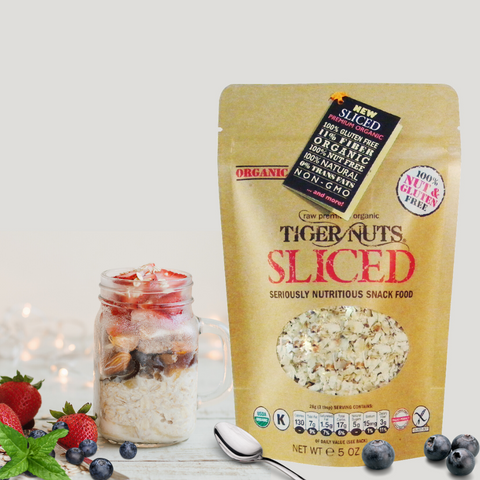 Tiger Nuts Sliced Tiger Nuts in 5 oz bags - 24 bags by Farm2Me