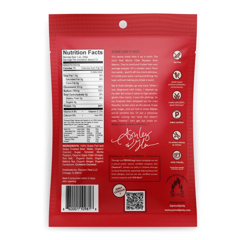 Spicy Beef Jerky 3 Pck by PREVAIL Jerky