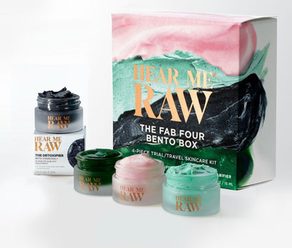 THE BENTO BOX by Hear Me Raw Skincare Products