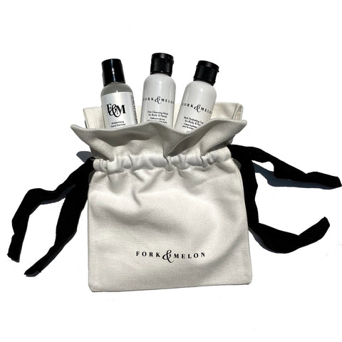 Travel Hand & Body Care Toiletry Set by FORK & MELON