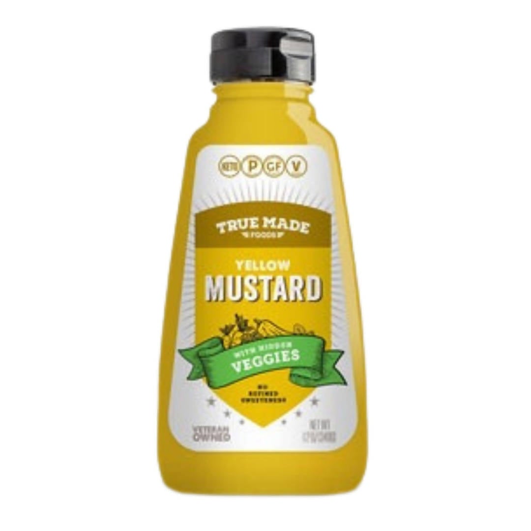 Yellow Mustard Squeeze Bottles - 6 x 12oz by Farm2Me