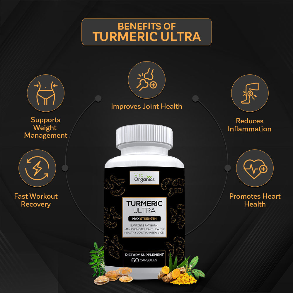 Turmeric Ultra Max Strength by Vita Organics