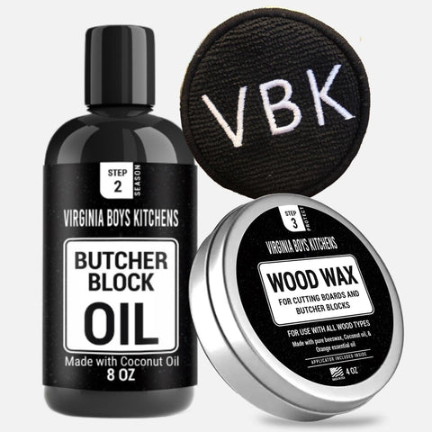 Basic Care Kit - Oil and Finishing Wax Combo by Virginia Boys Kitchens