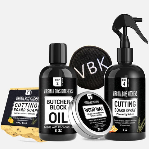 Complete Care Kit for Wood Cutting Boards by Virginia Boys Kitchens
