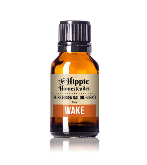 WAKE Pure Essential Oil Blend by The Hippie Homesteader, LLC