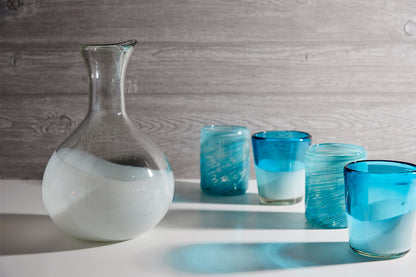 Handblown Glass Carafe by Verve Culture