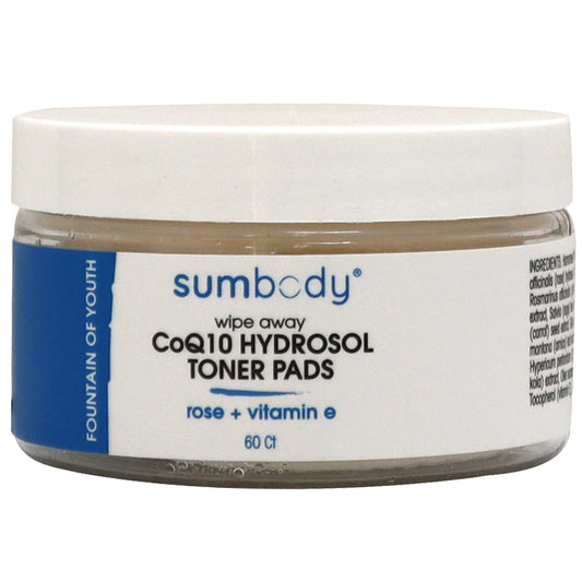 CoQ10 Hydrosol Toner Pads 60 Ct by Sumbody Skincare