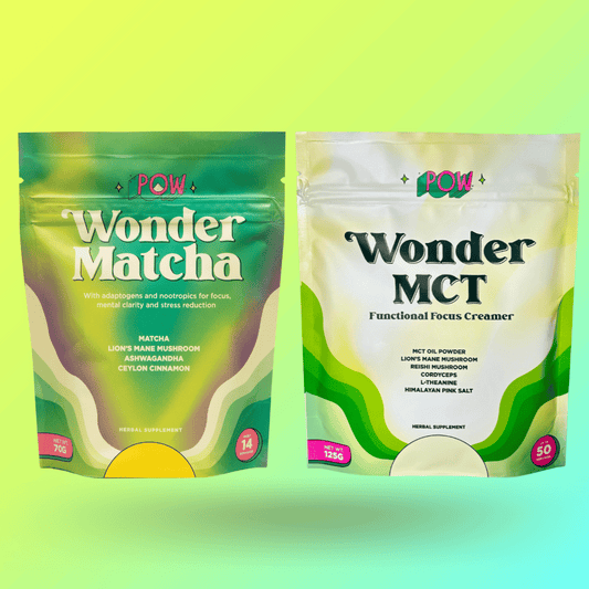Best Seller Bundle: Wonder Matcha Wonder MCT Focus Creamer (Save 10%) by Pow