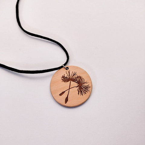 Wooden Essential Oil Diffuser Necklace by The Hippie Homesteader, LLC