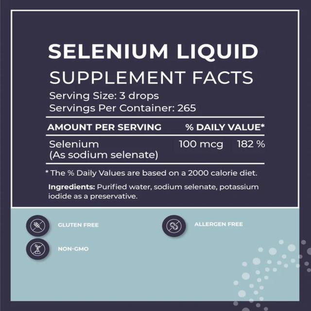 Liquid Selenium Supplement, 2 fl. oz - LoveMore