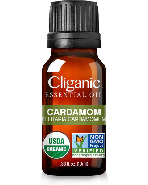 Organic Cardamom Oil Certified Organic,  Non-GMO, .33 Fl oz - LoveMore