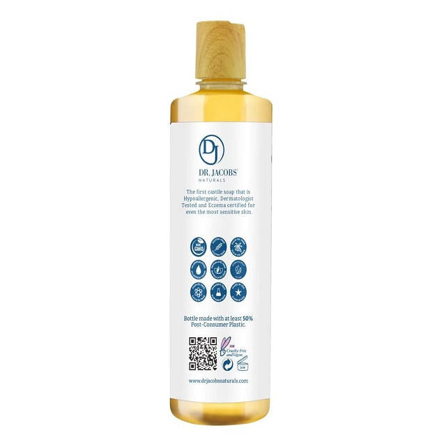 Pure Castile Eczema Relief, Baby Wash & Shampoo, Hypoallergenic, Fragrance-Free, 16 oz (473 ML) - LoveMore