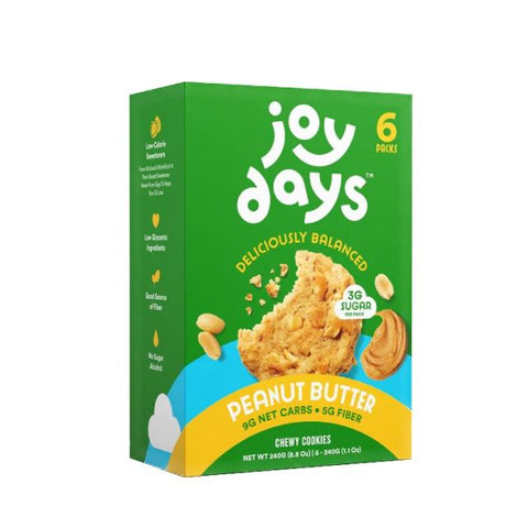 Peanut Butter, 6 Pack, 2 Per Pack, 3g Sugar Per Serving, Good Source Of Fiber, NET WT 240g (9.8 Oz) - LoveMore
