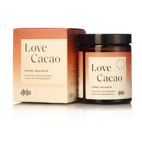Love Cacao Latte Powder Blend, Mood & Balance, 100% Natural, Vegan and Organic, Paleo, Keto and Low-Carb, 67 grams - LoveMore