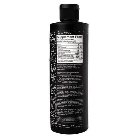 Wild Fish Oil Liquid, Omega-3, 16 fl. oz. - LoveMore
